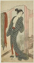 Woman in a Bathhouse, c. 1769/70, Suzuki Harunobu ?? ??, Japanese, 1725 (?)-1770, Japan, Color
