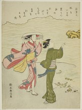 Minamoto no Shigeyuki, from an untitled series of Thirty-Six Immortal Poets, c. 1767/68, Suzuki