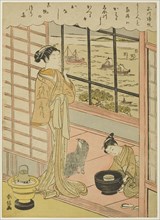Returning Sails at Shinagawa (Shinagawa no kihan), from the series Eight Fashionable Views of Edo