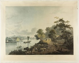 View of Hillbank on the River Thames near London, published 1795, Francis Jukes (English,