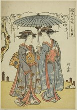 The Sixth Month (Minatsuki), from the series Fashionable Twelve Months (Furyu juniko), c. 1779,