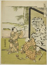 Tiger, from the series Fashionable Children with the Twelve Signs of the Zodiac (Furyu kodomo juni