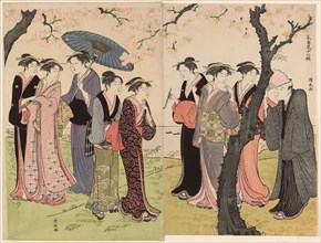 The Third Month (Sangatsu), from the series Twelve Months in the South (Minami juni ko), c. 1784,
