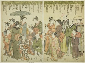 Votive Offering, 1780s, Katsukawa Shuncho, Japanese, active c. 1780-1801, Japan, Color woodblock