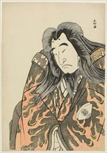 Half-Length Portrait of the Actor Onoe Matsusuke I as Retired Emperor Sutoku in Act Three of the