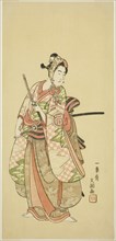 The Actor Sanogawa Ichimatsu II in the Costume of a Fashionable Young Man (Wakashu), c. 1769,