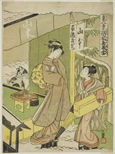 Nikenjaya no Bosetsu, from the series Azuma Hakkei, c. 1769, Ippitsusai Buncho, Japanese, active c.