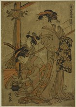 Morning of Iris, from the series Five Festivals in the Pleasure Quarters (Hanakuruwa gosechi no