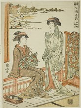 Miyanoshita, from the series Seven Famous Hot Springs of Hakone (Hakone shichito meisho), c. 1780,