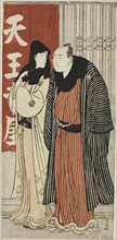 The Actors Yamashita Mangiku and Otani Hiroji lll, from an untitled series of prints showing Actors