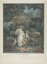 Heur et Malheur, 1787, Philibert Louis Debucourt, French, 1755-1832, France, Aquatint on paper, 308