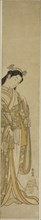 The Third Princess and Her Pet Kitten, c. 1767, Suzuki Harunobu ?? ??, Japanese, 1725 (?)-1770,
