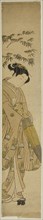 Young Woman Walking in Snow, c. 1767/68, Suzuki Harunobu ?? ??, Japanese, 1725 (?)-1770, Japan,