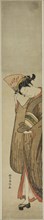 Young Woman Holding a Fan, c. 1769, Suzuki Harunobu ?? ??, Japanese, 1725 (?)-1770, Japan, Color