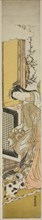 Parody of the Third Princess and Her Pet Cat, c. 1772, Isoda Koryusai, Japanese, 1735-1790, Japan,