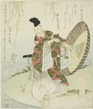 Ono no Tofu, from the series A Gathering of the Elders of Poetry (Shoshikai bantsuzuki), c. 1820,