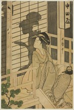 The Nakadaya teahouse, c. 1794/95, Kitagawa Utamaro ??? ??, Japanese, 1753 (?)-1806, Japan, Color