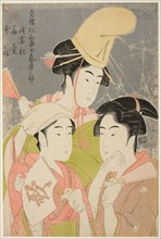 Seiro niwaka onna geisha no bu : Asazumabune Ogiuri Uta….., 1793, Kitagawa Utamaro ??? ??,