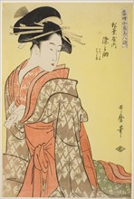 Somenosuke of the Matsubaya, [whose attendants are] Wakagi, Wakaba (Matsubaya uchi Somenosuke,