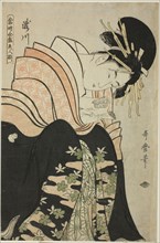 Takigawa, from the series Array of Supreme Beauties of the Present Day (Toji zensei bijin zoroe), c