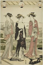 Four Seasons in the South, Summer View (Minami shiki natsu no kei), c. 1789/93, Utagawa Toyokuni I