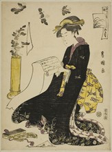 The Ninth Month (Ku gatsu), from the series Fashionable Twelve Months (Furyu junikagetsu), c. 1793,
