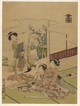 Painting (Ga), from an untitled series of the four accomplishments, c. 1772/75, Utagawa Toyoharu,