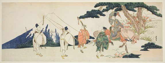 The Eastern Journey of the Celebrated Poet Ariwara no Narihira, c. 1806, Katsushika Hokusai ?? ??,