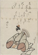 The Poet Ariwara no Narihira, from the series Six Immortal Poets (Rokkasen), c. 1798, Katsushika