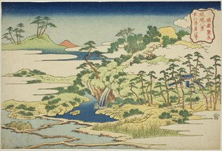 The Sacred Spring on Fortress Mountain (Jogaku reisen), from the series Eight Views of the Ryukyu
