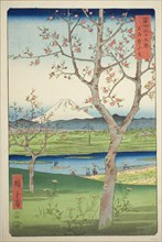 The Outskirts of Koshigaya in Musashi Province (Musashi Koshigaya zai), from the series Thirty-six
