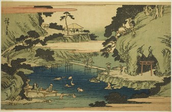 Takinogawa at Oji (Oji Takinogawa), from the series Famous Places in the Eastern Capital (Toto