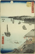 Kanagawa: View over the Sea from the Teahouses on the Hill (Kanagawa, dai no chaya kaijo