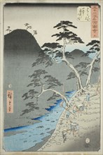 Hakone: Night Procession in the Mountains (Hakone, sanchu yagyo no zu), no. 11 from the series