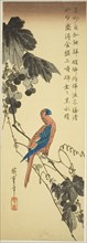 Parrot on a Grapevine, mid–1830s, Utagawa Hiroshige ?? ??, Japanese, 1797-1858, Japan, Color