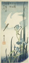 White heron and iris, c. 1832/34, Utagawa Hiroshige ?? ??, Japanese, 1797-1858, Japan, Color