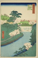 The Dam on the Otonashi River at Oji, Commonly Called The Great Waterfall (Oji Otonashigawa entai,