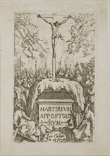 Frontispiece, from The Martyrdoms of the Apostles, n.d., Jacques Callot, French, 1592-1635, France,