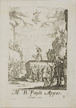 The Martyrdom of Saint Paul, plate two from The Martyrdoms of the Apostles, n.d., Jacques Callot,
