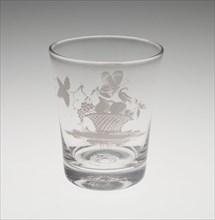 Beaker, c. 1770, England, Newcastle, Made by William Beilby (English, 1740-1819), England, Glass, H
