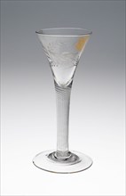 Wine Glass, c. 1760, England, Glass, H. 15.2 cm (6 in.)