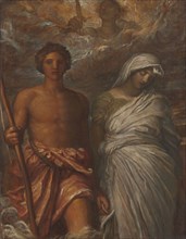 Time, Death and Judgment, 1866, George Frederick Watts, English, 1817-1904, England, Oil on canvas,