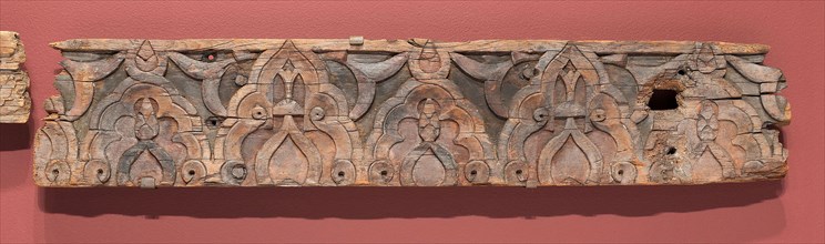Fragment of an architectural molding, Marinid dynasty (1244–1465), 14th century, Morocco, Morocco,