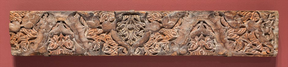 Fragment of an architectural molding, Marinid dynasty (1244–1465), 14th century, Morocco, Morocco,