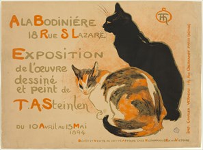 À la Bodiniére, 1894, Théophile-Alexandre Steinlen, French, born Switzerland, 1859-1923, France,