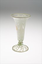 Vase, 16th century, Spain, Glass with enamel, H. 17.8 cm (7 in.)