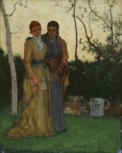 The Sisters, 1882, George Inness, American, 1825–1894, United States, Oil on millboard, 50.8 × 40.6
