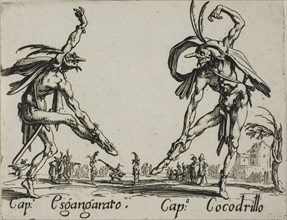 Gian Fritello, Ciurlo, from Balli di Sfessania, c. 1622, Jacques Callot, French, 1592-1635, France,