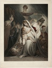 The Nursery of Shakespeare, 1810, Moses Haughton II (English, 1772/74-1848), after Henry Fuseli