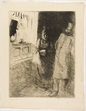 Prostitution, plate ten from Woman, c. 1886, Albert Besnard, French, 1849-1934, France, Etching on